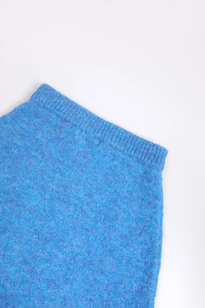 Twisted Bread Dog Alpaca-Feel Knit Skirt